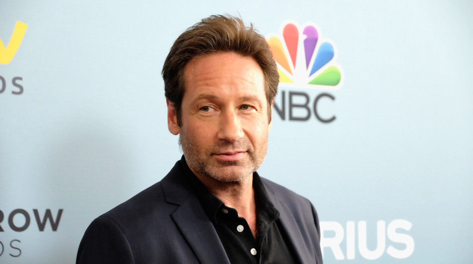 BEVERLY HILLS, CA - JUNE 16: Actor David Duchovny arrives at the Premiere of NBC's "Aquarius" Season 2 at The Paley Center for Media on June 16, 2016 in Beverly Hills, California.   Frazer Harrison/Getty Images/AFP