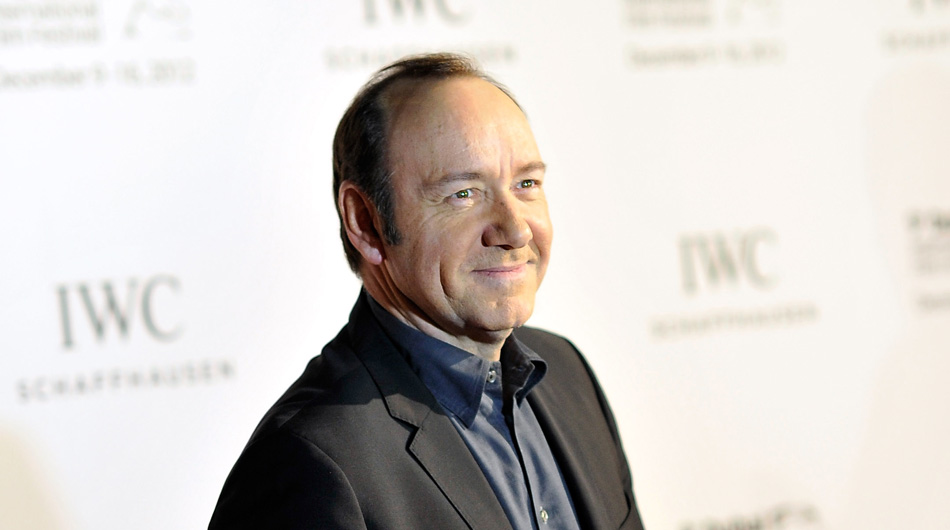 DUBAI, UNITED ARAB EMIRATES - DECEMBER 10:  Actor Kevin Spacey attends the Dubai International Film Festival and IWC Schaffhausen Filmmaker Award Gala Dinner and Ceremony at the One and Only Mirage Hotel on December 10, 2012 in Dubai, United Arab Emirates.  (Photo by Gareth Cattermole/Getty Images for DIFF)