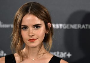English actress Emma Watson poses during the photocall of Hispano-Chilean director Alejandro Amenabar's movie "Regression" in Madrid on August 27, 2015. AFP PHOTO/ GERARD JULIEN (Photo credit should read GERARD JULIEN/AFP/Getty Images)