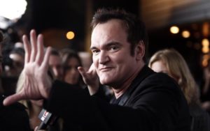 Director Quentin Tarantino arrives at the Blu-Ray and DVD release event for "Inglourious Basterds" in Los Angeles on Monday, Dec. 14, 2009. (AP Photo/Matt Sayles)